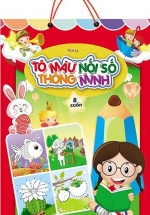 Tô Màu Nối Số Thông Minh Cho Bé 3-6 Tuổi (Bộ 8 Cuốn)