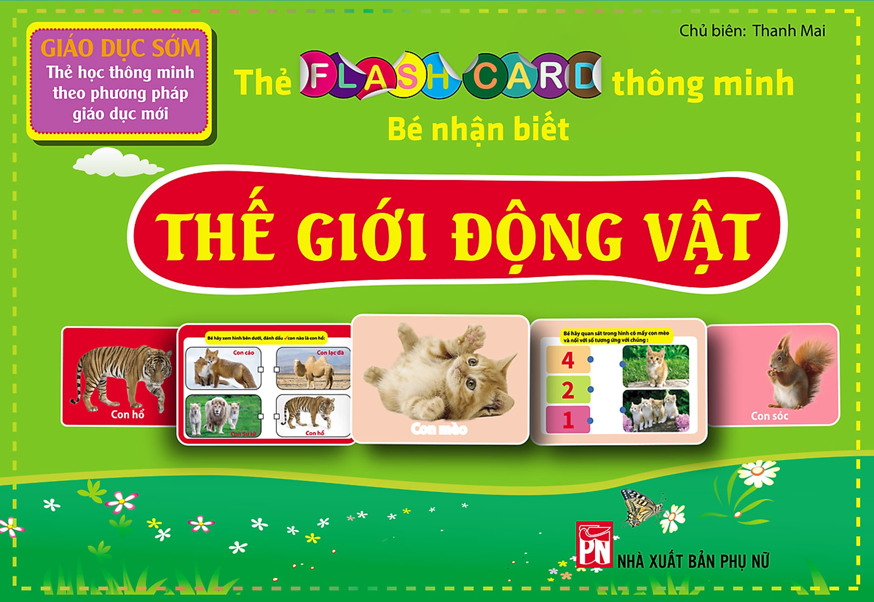 Thẻ Flashcard Thông Minh - Bé Nhận Biết Thế Giới Động Vật