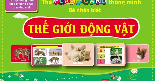 Thẻ Flashcard Thông Minh - Bé Nhận Biết Thế Giới Động Vật