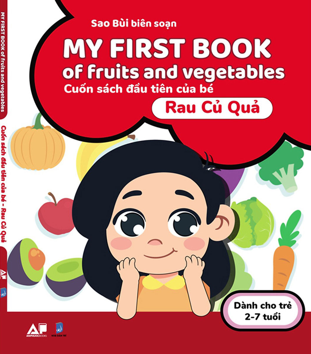 My First Book Of Fruits And Vegetables - Cuốn Sách Đầu Tiên Của Bé - Rau Củ Quả