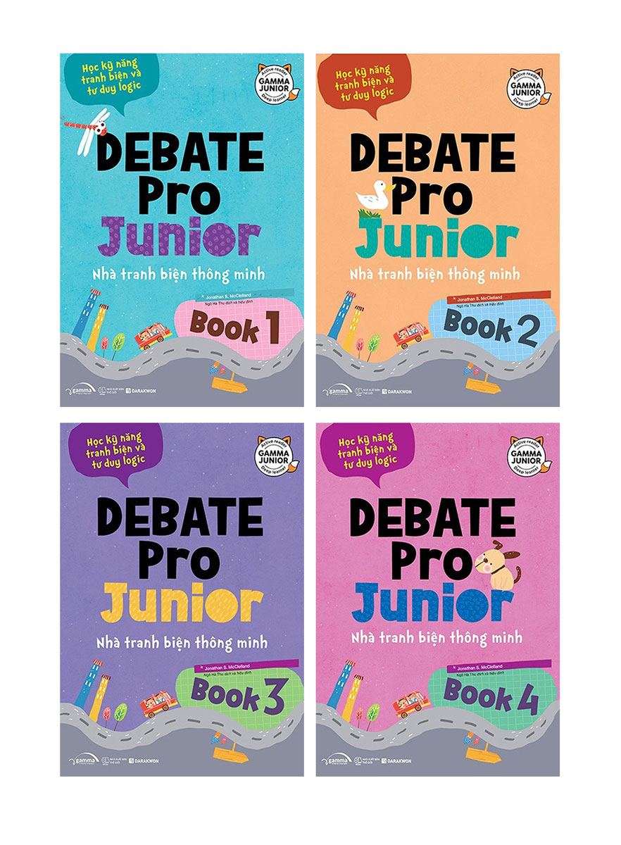Combo Debate Pro Junior: Nhà Tranh Biện Thông Minh (Bộ 4 Cuốn)