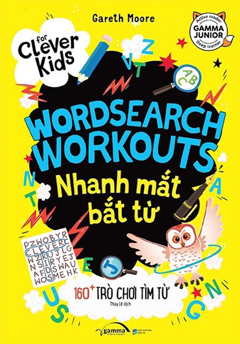 For Clever Kids - Wordsearch Workouts: Nhanh Mắt Bắt Từ - 160+ Trò Chơi Tìm Từ