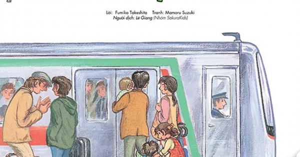 Ehon - Thực Phẩm Tâm Hồn Cho Bé: Tàu Điện Tới Rồi