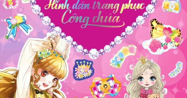 Công Chúa Vương Quốc Hoa - 1000 Hình Dán Trang Phục Công Chúa - Công Chúa Hoa Thủy Tiên
