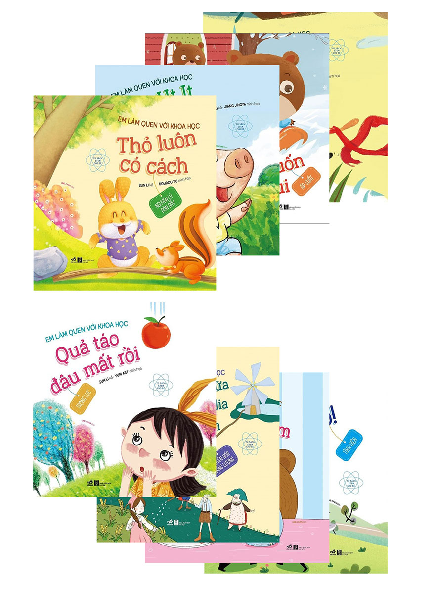 Combo Em Làm Quen Với Khoa Học (Bộ 8 Cuốn)