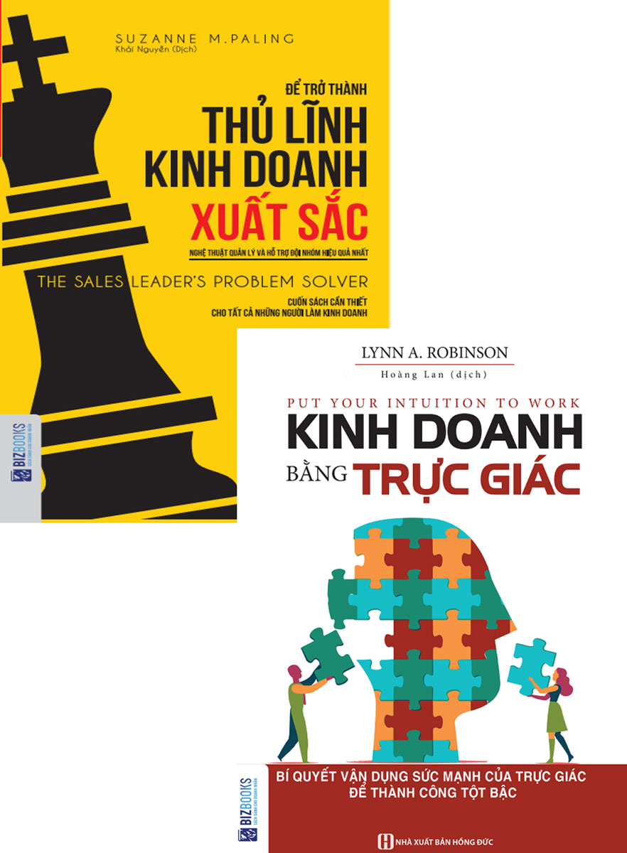 Combo Để Trở Thành Thủ Lĩnh Kinh Doanh Xuất Sắc + Kinh Doanh Bằng Trực Giác (Bộ 2 Cuốn)