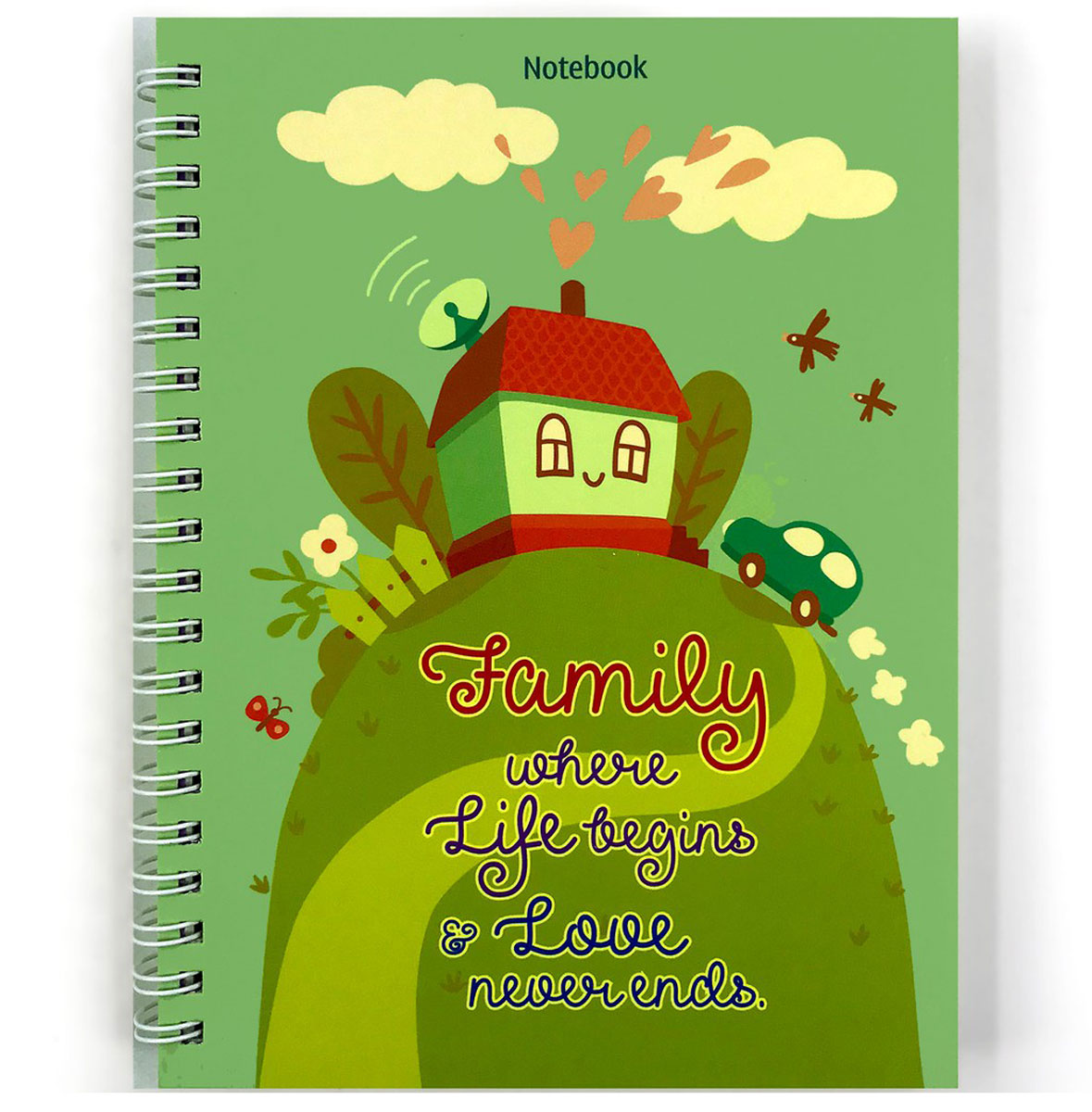 Notebook - Family Where Life Begins (Khổ 13.5 x 18 - Sổ Lò Xo)