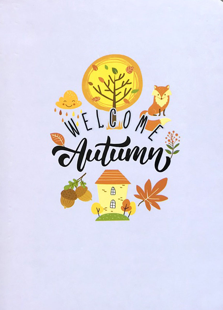 Notebook - Welcome Autumn (Khổ 13 x 18)