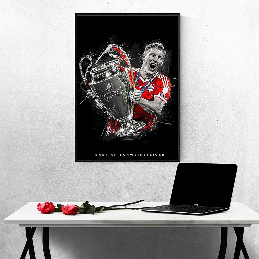 Tranh Treo Tường Cầu Thủ Bóng Đá Bastian Schweinsteiger