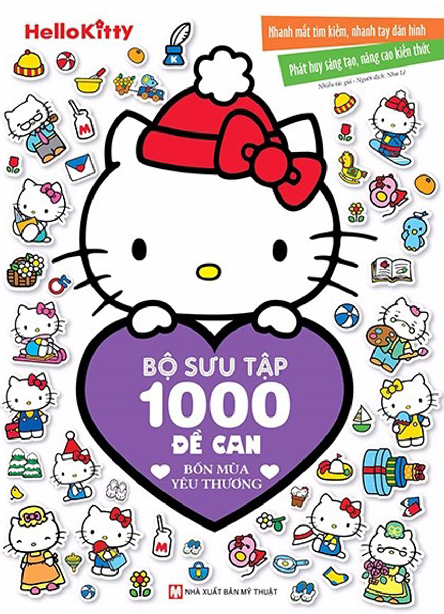 Hello Kitty - Bộ Sưu Tập 1000 Đề Can - Bốn Mùa Yêu Thương