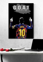 Tranh Treo Tường Cầu Thủ Bóng Đá Lionel Messi Mẫu 4