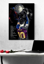 Tranh Treo Tường Cầu Thủ Bóng Đá Lionel Messi Mẫu 5