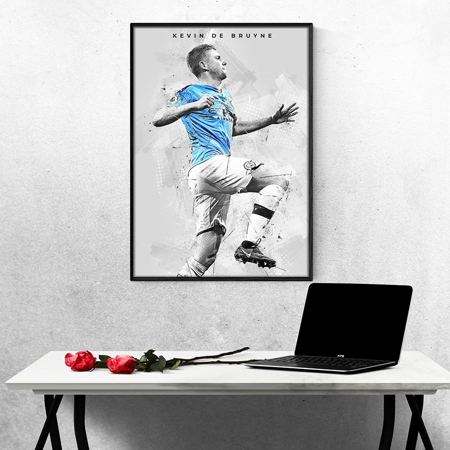 Tranh Treo Tường Cầu Thủ Bóng Đá Kevin De Bruyne