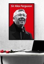Tranh Treo Tường Huấn Luyện Viên Sir Alex Ferguson