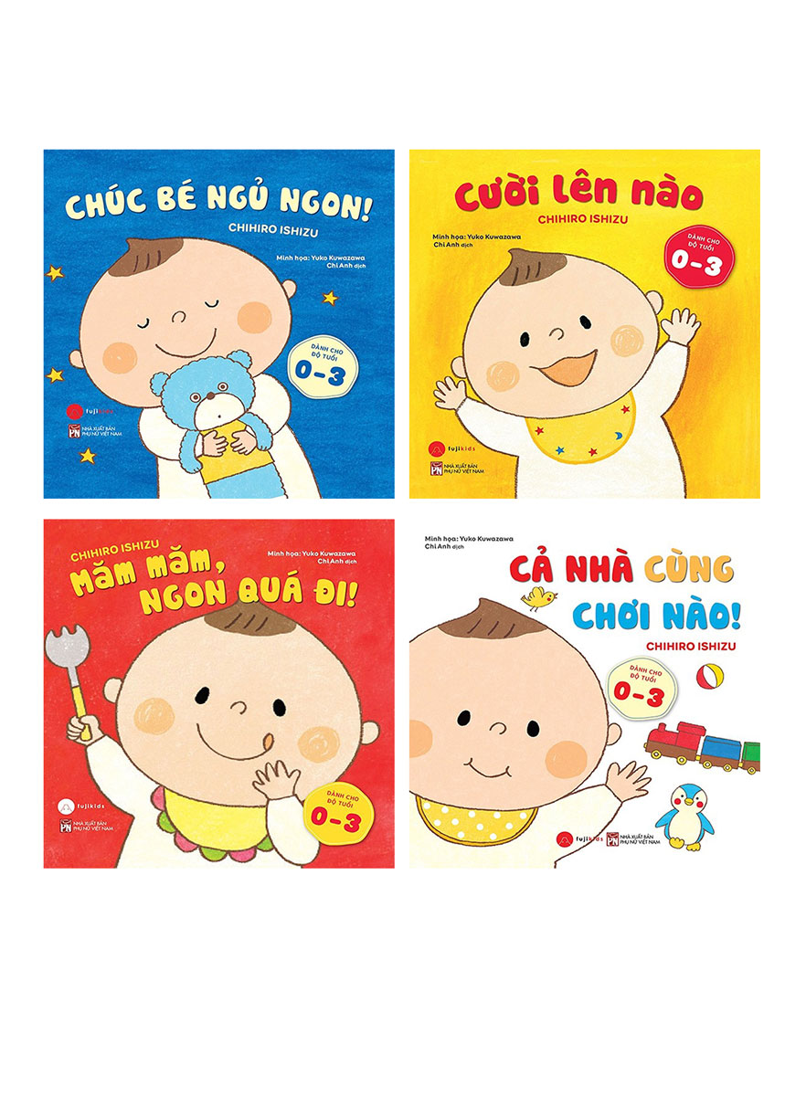 Combo Ehon Ăn Ngon – Ngủ Ngoan – Chơi Vui (Bộ 4 Cuốn)