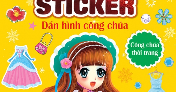 Princess Sticker - Dán Hình Công Chúa - Công Chúa Thời Trang