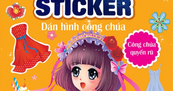 Princess Sticker - Dán Hình Công Chúa - Công Chúa Quyến Rũ