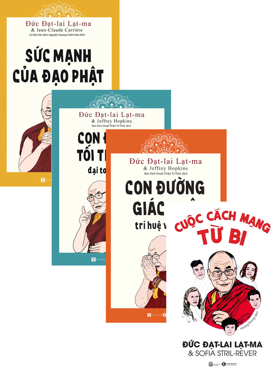 Combo Sách Của Đức Đạt - Lai Lạt Ma Tứ Diệu Đế (Bộ 4 Cuốn)