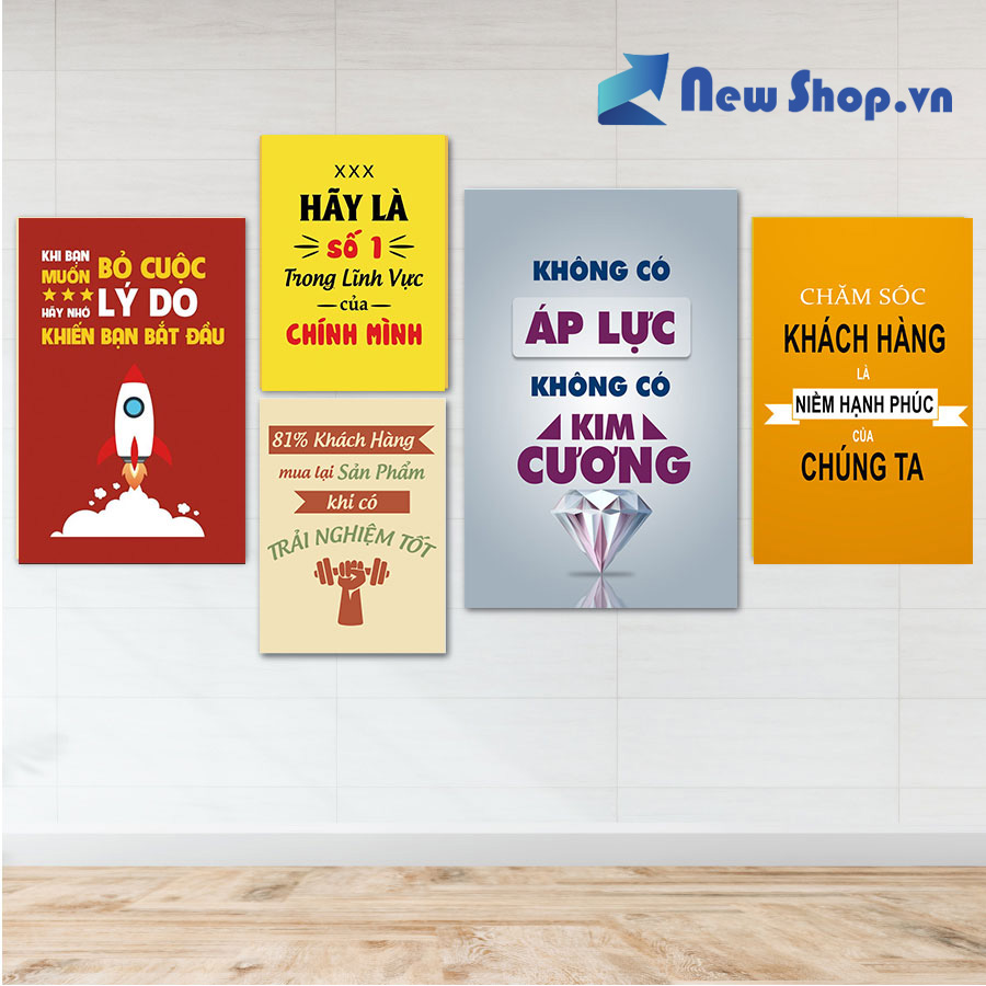 Combo Tranh Treo Tường Tạo Động Lực 24 (Size Nhỏ)