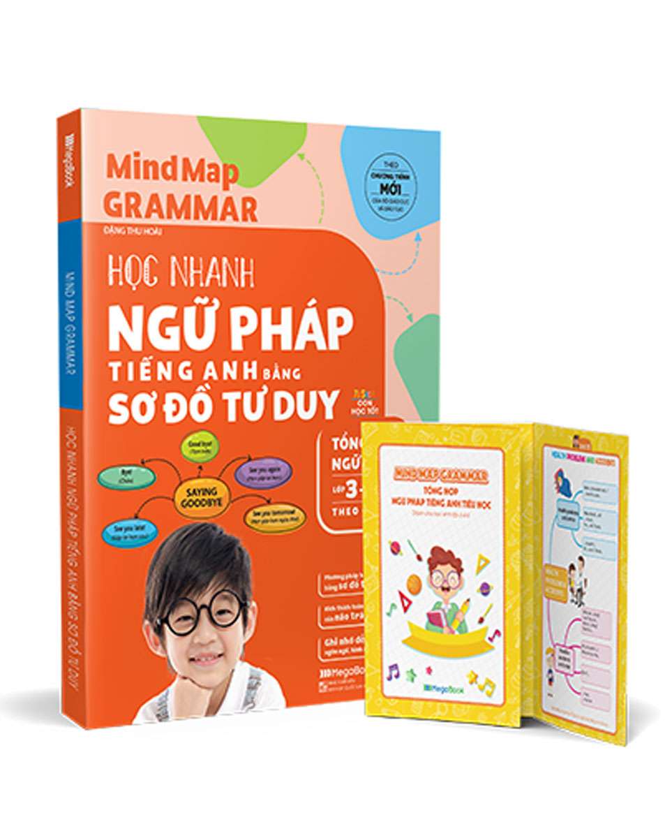  Mindmap Grammar – Học Nhanh Ngữ Pháp Tiếng Anh Bằng Sơ Đồ Tư Duy (Tổng Hợp Ngữ Pháp Lớp 3-4-5 Theo Chủ Đề)