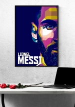Tranh Treo Tường Cầu Thủ Bóng Đá Lionel Messi Mẫu 7