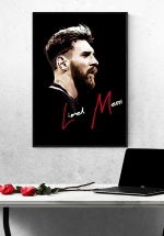 Tranh Treo Tường Cầu Thủ Bóng Đá Lionel Messi Mẫu 8