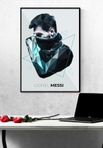 Tranh Treo Tường Cầu Thủ Bóng Đá Lionel Messi Mẫu 20