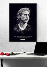 Tranh Treo Tường Cầu Thủ Bóng Đá Luka Modrić