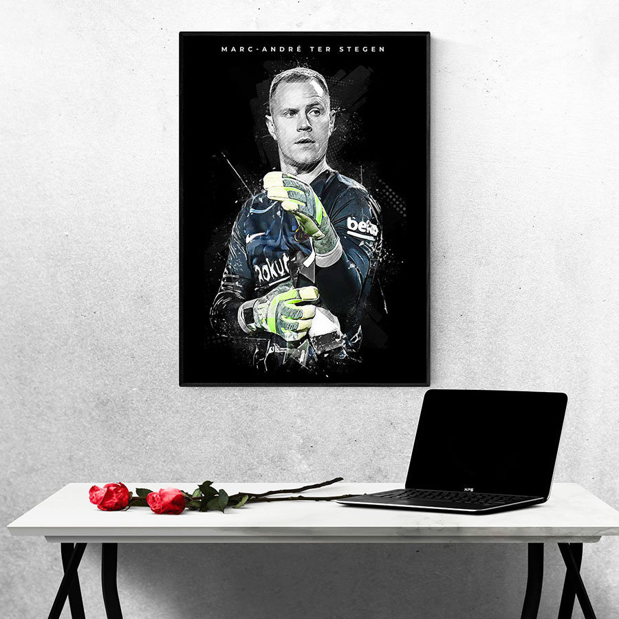 Tranh Treo Tường Cầu Thủ Bóng Đá Marc-André ter Stegen