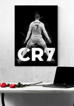 Tranh Treo Tường Cầu Thủ Bóng Đá Cristiano Ronaldo Mẫu 27