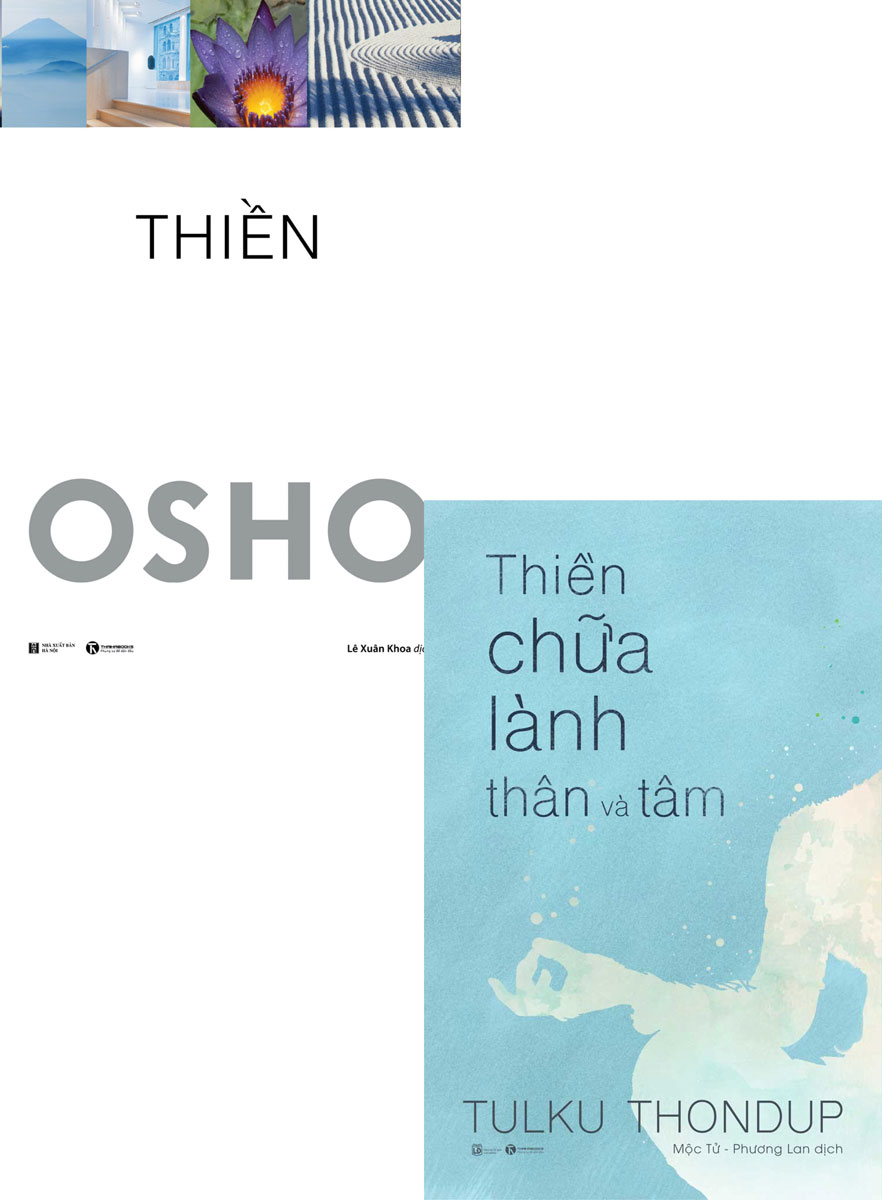 Combo Osho – Thiền + Thiền Chữa Lành Thân Và Tâm (Bộ 2 Cuốn)