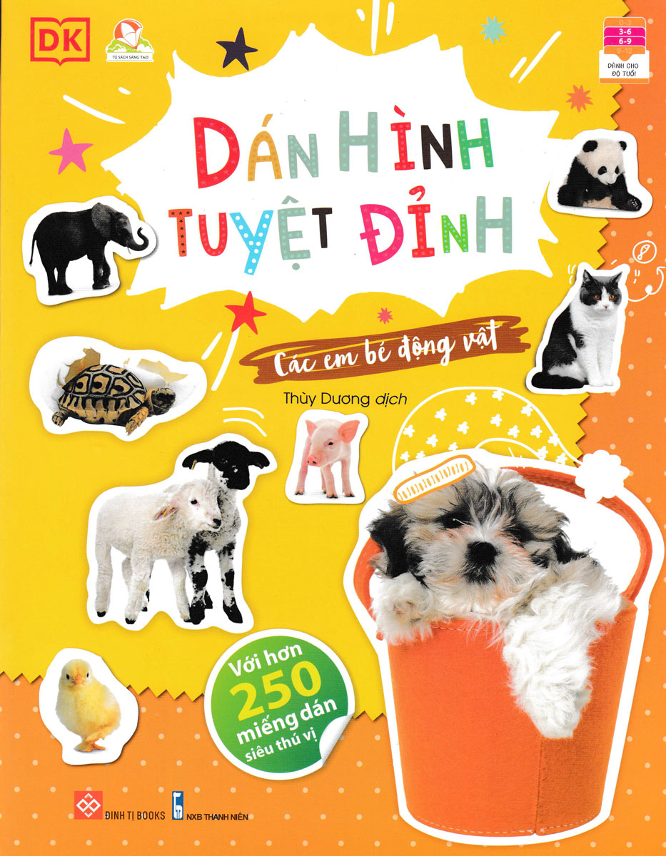 Dán Hình Tuyệt Đỉnh - Các Em Bé Động Vật
