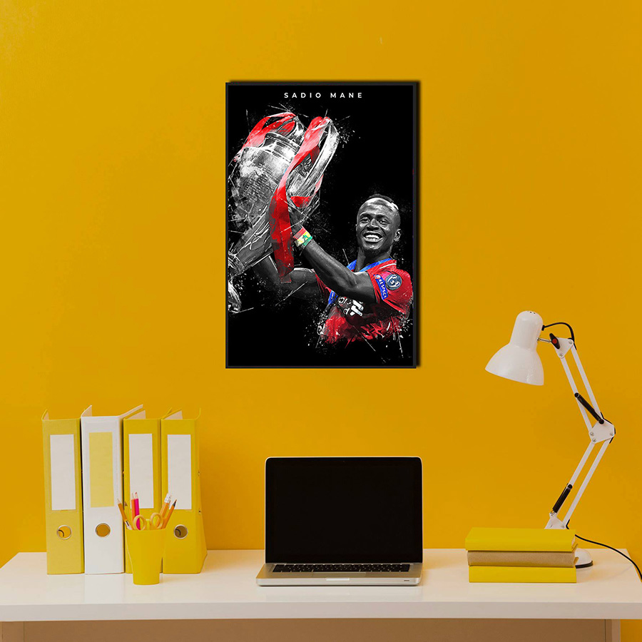 Tranh Treo Tường Cầu Thủ Bóng Đá Sadio Mané