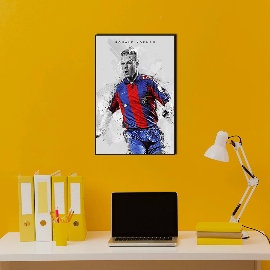 Tranh Treo Tường Cầu Thủ Bóng Đá Ronald Koeman