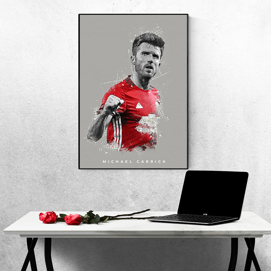 Tranh Treo Tường Cầu Thủ Bóng Đá Michael Carrick