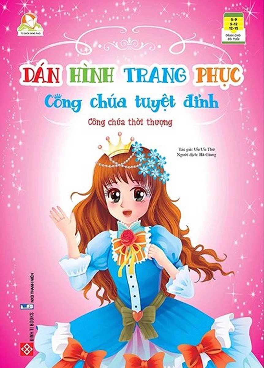 Dán Hình Trang Phục Công Chúa Tuyệt Đỉnh - Công Chúa Thời Thượng