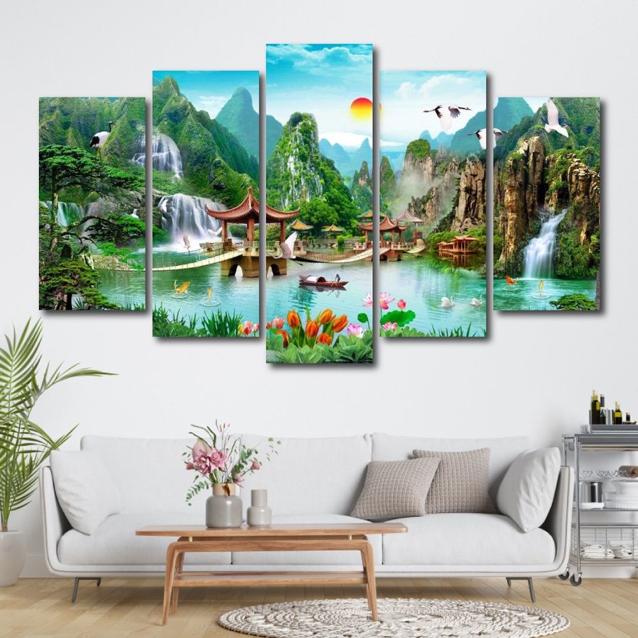 Tranh Treo Tường Sơn Thủy Hữu Tình 4