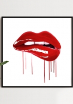 Tranh Treo Tường Phong Cách Pop Art Lips