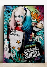 Tranh Treo Tường Phong Cách Pop Art Harley Quinn