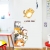 Decal Dán Tường Đàn Mèo Dễ Thương