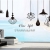 Decal Dán Tường Chùm Đèn Trắng Đen
