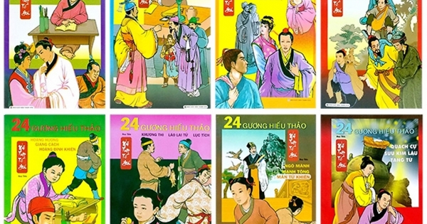 Bộ Sách 24 Gương Hiếu Thảo (Bộ 8 Cuốn)