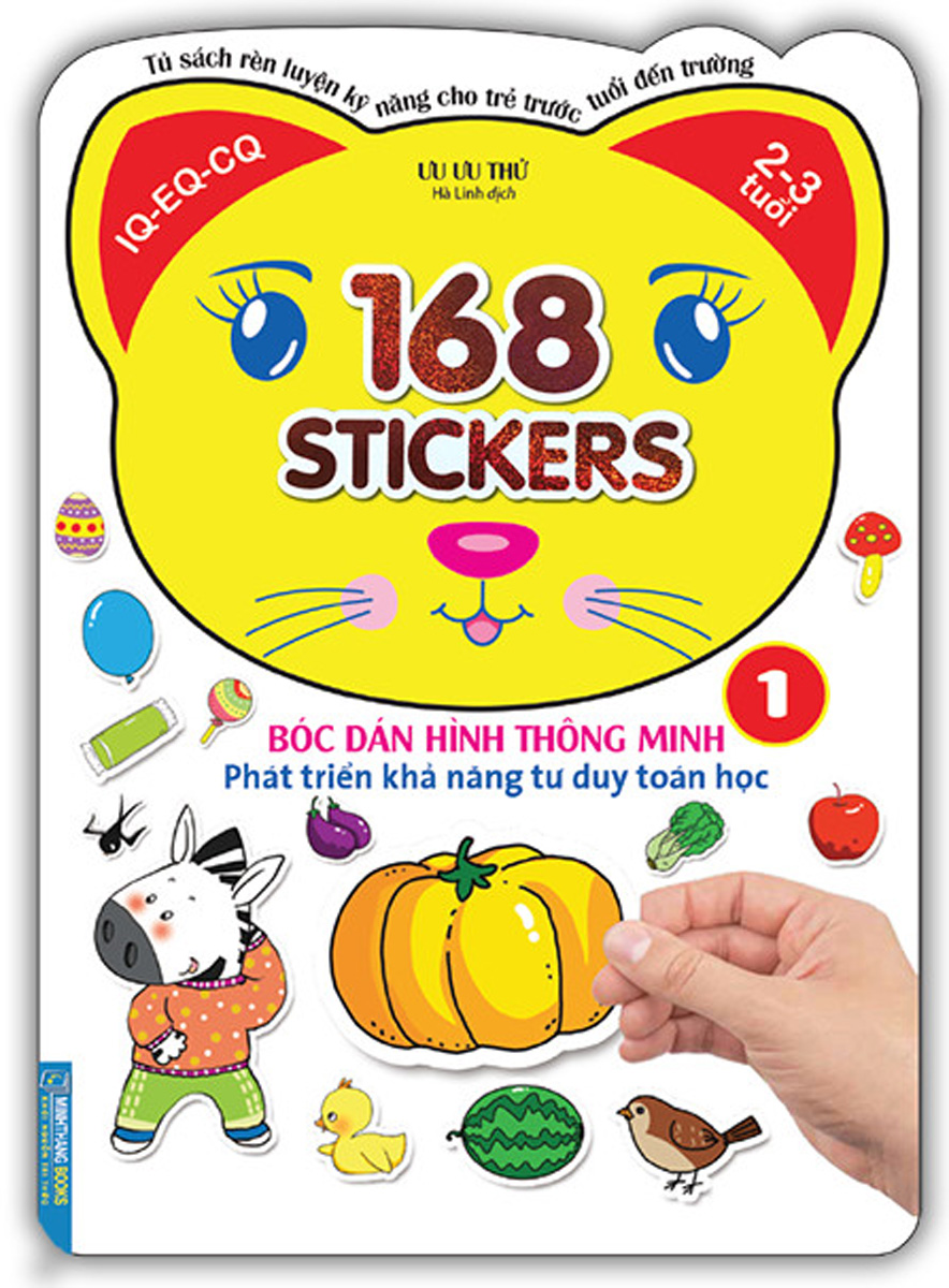 Bóc Dán Hình Thông Minh Phát Triển Khả Năng Tư Duy Toán Học - 168 Sticker (Quyển 1)