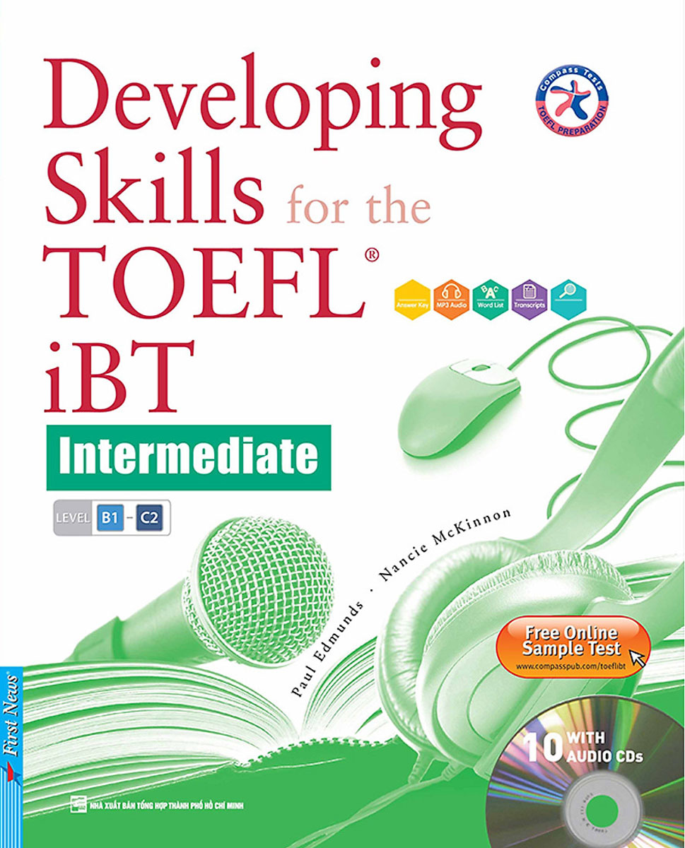 Developing Skills For The TOEFL IBT Intermediate (Kèm 10 CD)