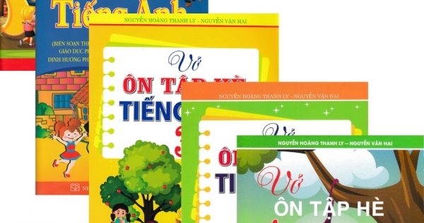 Bộ Vở Ôn Tập Hè Tiếng Anh Tiểu Học (Bộ 5 Cuốn)