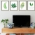 Decal Trang Trí Tường 4 Khung Cỏ Bắc Âu