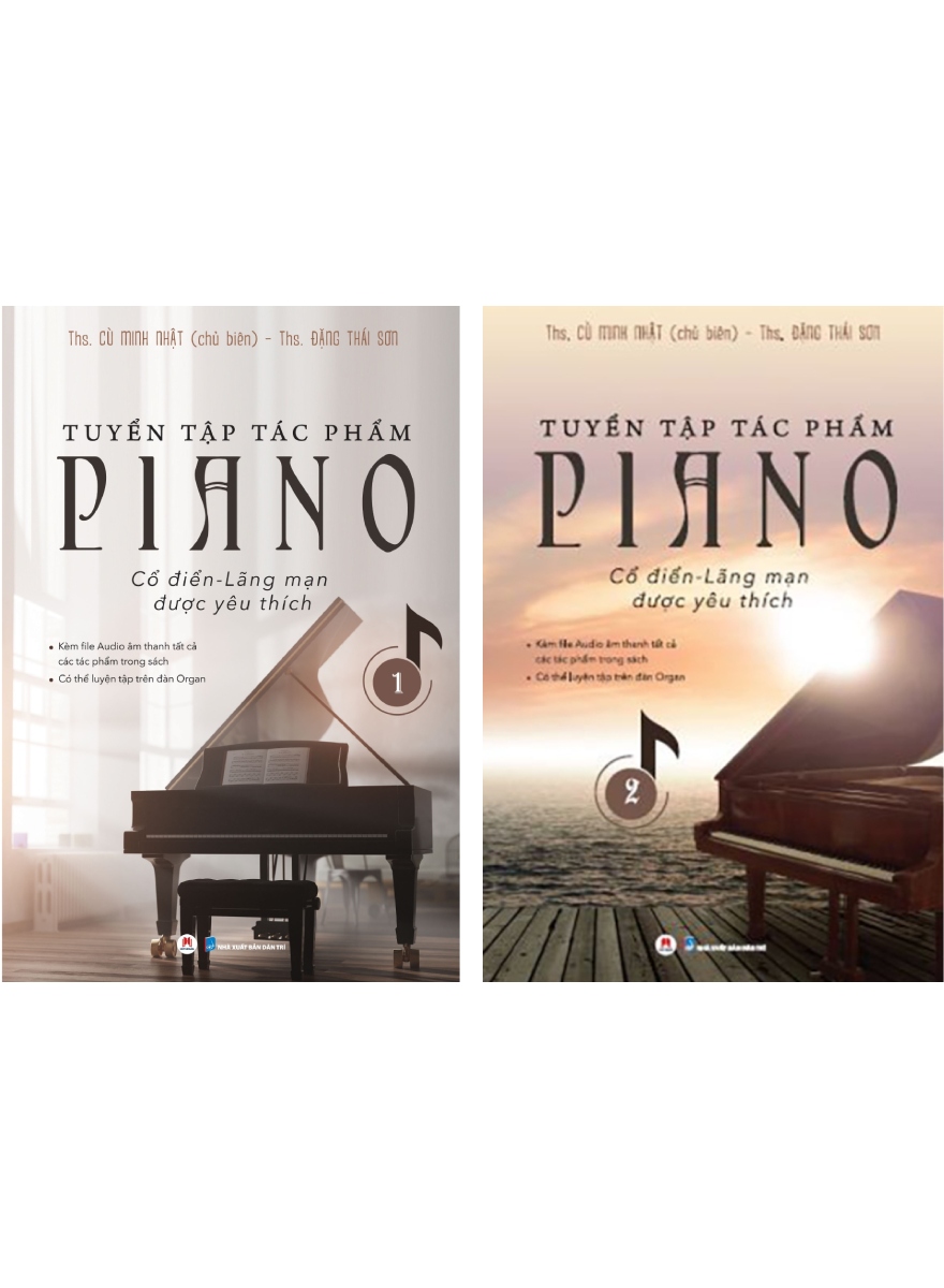 Combo Tuyển Tập Tác Phẩm Piano Cổ Điển - Lãng Mạn Được Yêu Thích (Bộ 2 Tập)