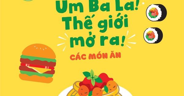 Ehon Nhận Biết - Úm Ba La! Thế Giới Mở Ra! - Các Món Ăn