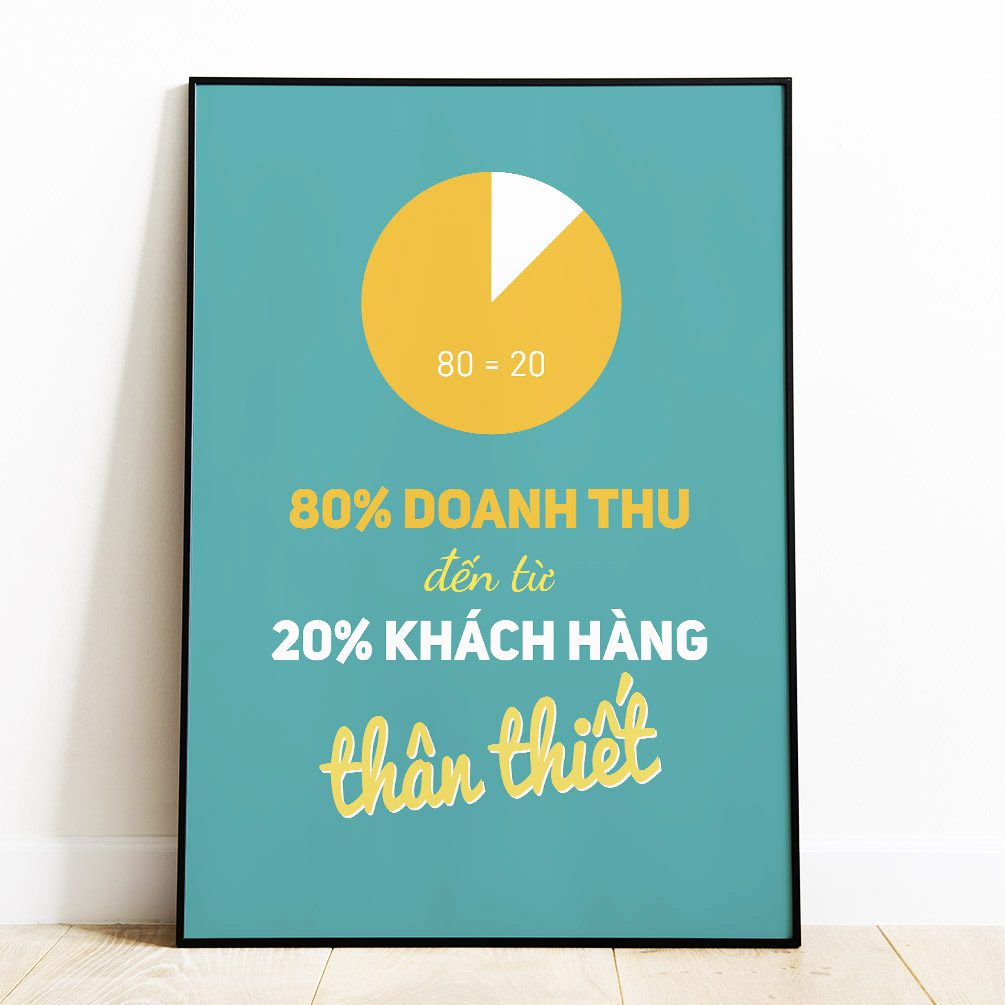 Tranh Canvas Treo Tường 80% Doanh Thu Đến Từ 20% Khách Hàng Thân Thiết