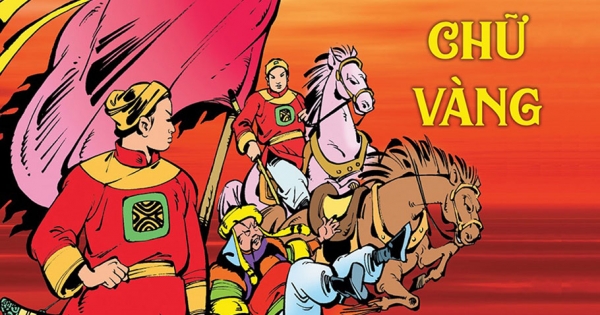 Lá Cờ Thêu Sáu Chữ Vàng (Tranh: Văn Minh)